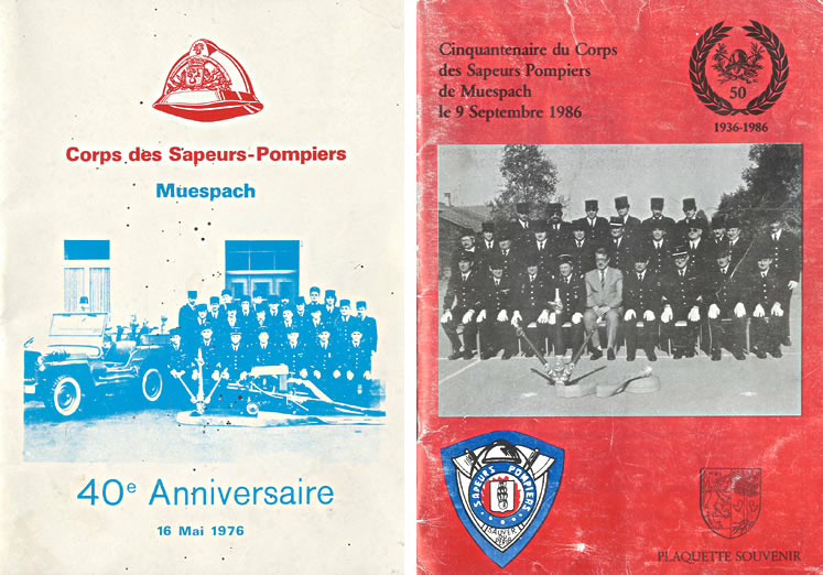 40ans et 50ans pompiers